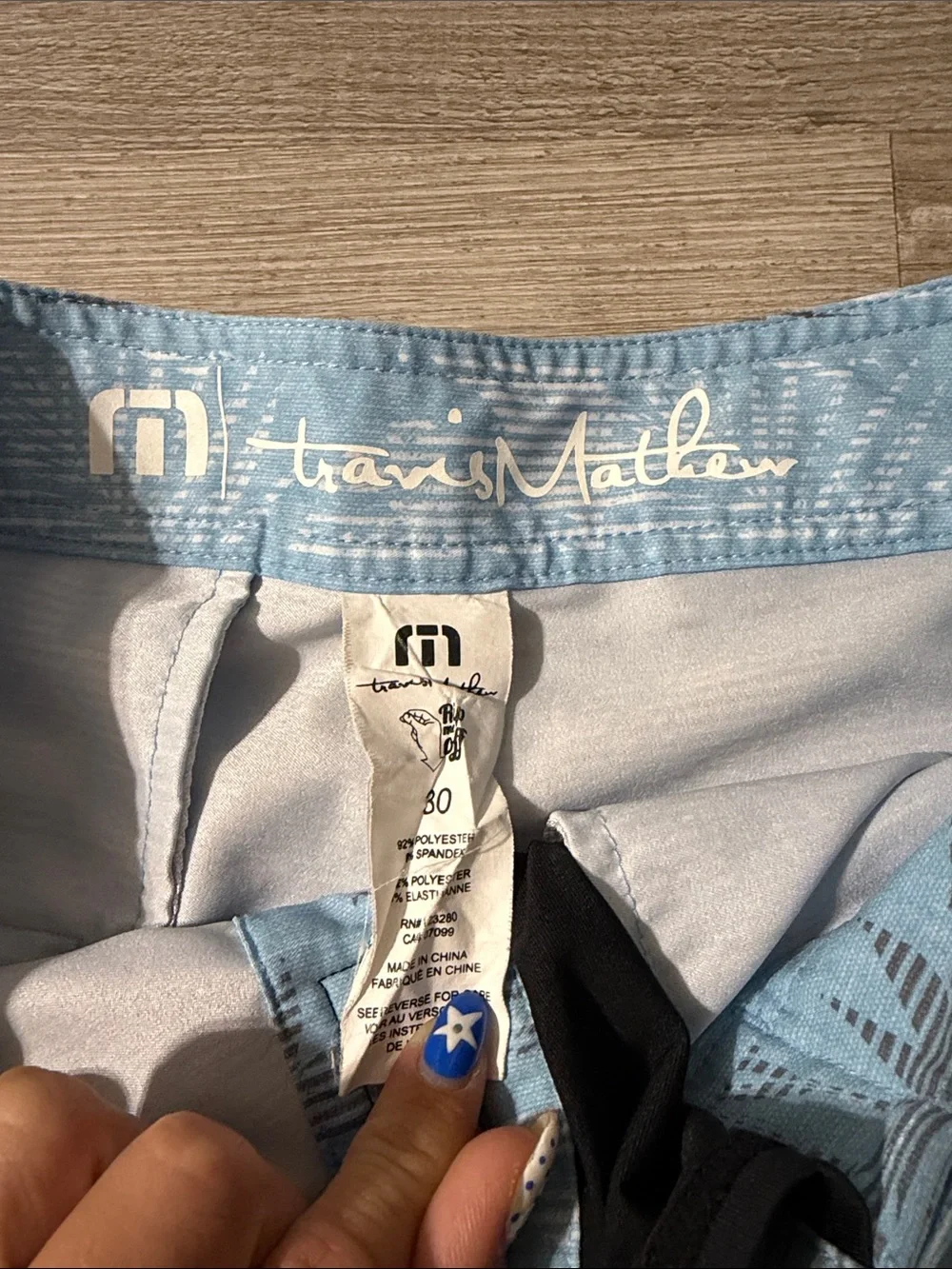 Men’s Travis Mathew swim trunks